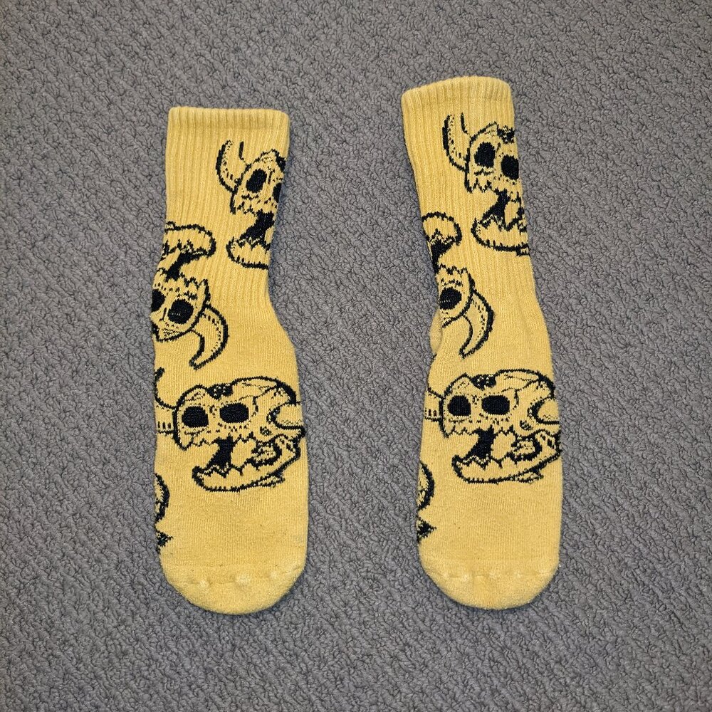 Yellow Toy Machine Socks